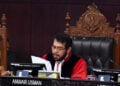 Ketua Majelis Hakim Mahkamah Konstitusi MK Anwar Usman
