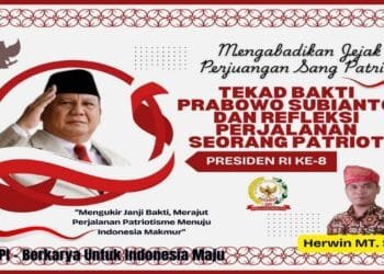 Refleksi Positif Herwin MT Sagala Mengabadikan Jejak Perjuangan Sang Patriot   Prabowo Subianto