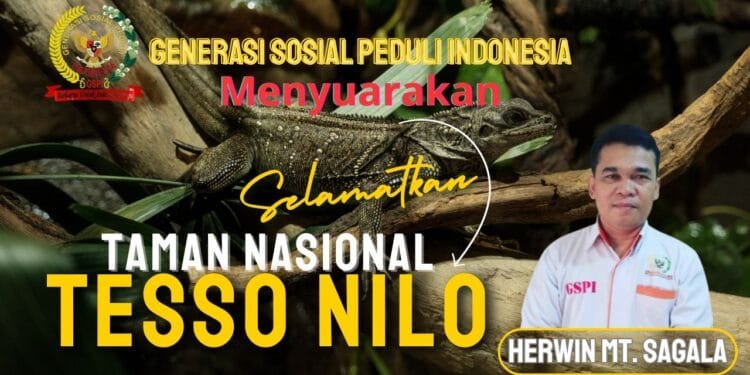 Herwin MT Sagala dari Generasi Sosial Peduli Indonesia menyuarakan Selamatkan Taman Nasional Tesso Nilo