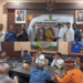 Audiensi Forum Pembauran Kebangsaan FPK Lembaga Kerukunan Masyarakat Dumai LKKMD dengan FPK Provinsi Riau di Ruang Rapat Kesbangpol Provinsi Riau Suasana pertemuan tampak dalam dua suasana formal di meja rapat dan akrab saat berfoto bersama