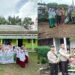 Kolase foto kegiatan program Green Policing yang dilaksanakan Polres Dumai bersama siswa siswi di MI Al Ikhlasyiah Kecamatan Bukit Kapur dan SDN 007 Purnama Kecamatan Dumai Barat