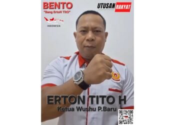 Sosok Erton Tito Hutagaol, Ketua Wushu Pekanbaru.