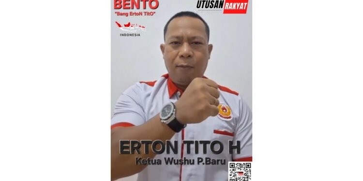 Sosok Erton Tito Hutagaol Ketua Wushu Pekanbaru