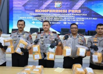 Polda Riau Tangkap Kurir Jaringan Internasional, Narkoba Rp 31 M Disita
