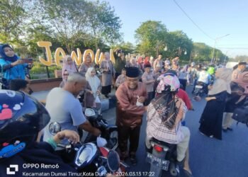 Ramadhan 1447 H/2026 M, Wawako Dumai H. Sugiyarto Bersama PBSR Bagikan 1.500 Paket Takjil