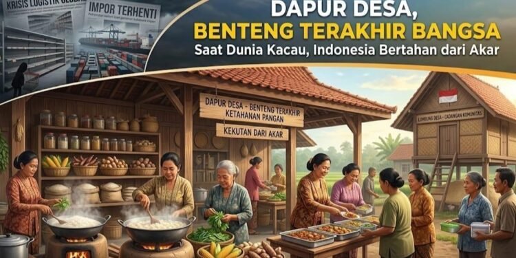 Dapur Desa, Benteng Terakhir Bangsa: Saat Dunia Kacau, Indonesia Bertahan dari Akar