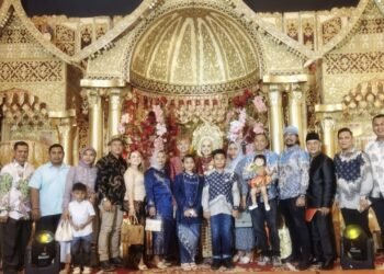 Ketua DPW PARINDRA Sumbar Hadiri Resepsi Pernikahan Anak Bendahara DPW