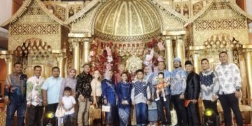 Ketua DPW PARINDRA Sumbar Hadiri Resepsi Pernikahan Anak Bendahara DPW