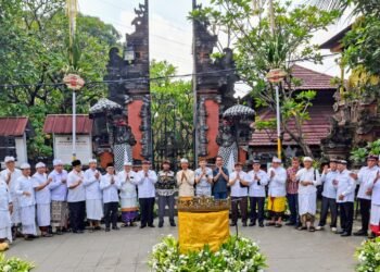 Upacara Tawur Agung Kesanga Saka 1948 Digelar Khidmat di Pura Aditya Jaya