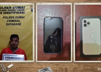 Polsek Dumai Timur Ringkus Pelaku Pencurian iPhone 11 Pro, Pelaku Sempat Diamankan Warga