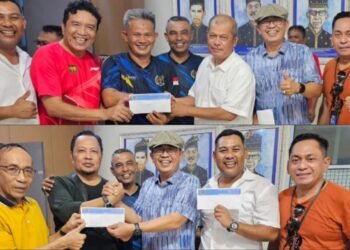 PWI Dumai Juara I Tenis Meja dan Domino Tingkat Riau