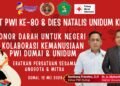 PWI Dumai dan Unidum Gelar Seminar Jurnalistik dan Donor Darah