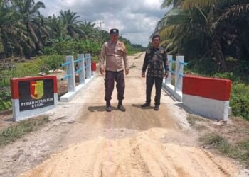 Penyelesaian Jembatan Merah Putih Presisi Tahap II: Langkah Nyata Polri Dukung Aksesibilitas dan Ekonomi Desa Tanjung Belit