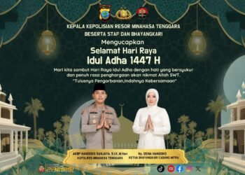 KAPOLRES MITRA AKBP Handoko Sanjaya Ajak Momentum Idul Adha Dijadikan Ketaatan Beragama dan Penguat Persaudaraan