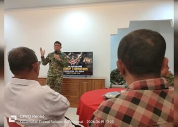 Manisnya Bersinergi, Grup 3 Kopassus Dumai Silahturahmi Bersama Media