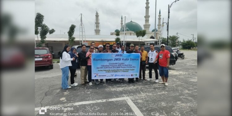 Ikuti Pengukuhan JMSI Riau, Rombongan JMSI Dumai Dilepas Kadis