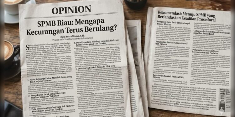 SPMB Riau: Mengapa Kecurangan Terus Berulang?