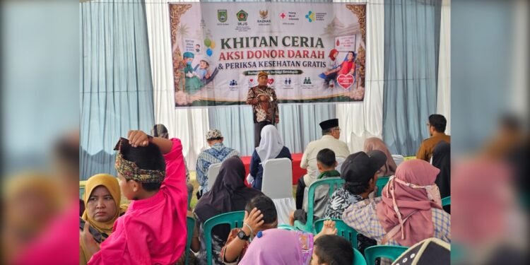 IKJS Dumai Gelar Khitan Massal dan Donor Darah, 74 Anak Ikut Serta