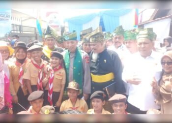 Total 110 Jembatan Merah Putih Presisi Diresmikan Kapolri Di Kota Dumai