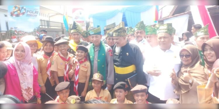 Total 110 Jembatan Merah Putih Presisi Diresmikan Kapolri Di Kota Dumai