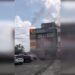 Kantor Vircansa Studio Jalan Soekarno- Hatta Terbakar di Duga Arus Pendek Api Melahap Sebagian Bangunan