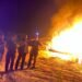peti di gunung sahilan_UtusanRakyat - Utusan Rakyat Polres Kampar Ungkap Kasus PETI di Gunung Sahilan, Dua Terduga Pelaku Diamankan dan 12 Rakit Tambang Dimusnahkan