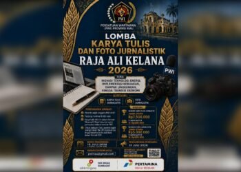 Penutupan Lomba Karya Tulis dan Foto Jurnalistik Raja Ali Kelana 2026 Tinggal Beberapa Hari Lagi