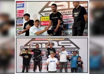 Diksy Paputungan Tim Muda Caraka,  Sukses Raih Juara II Piala Bupati Bolmong Sulawesi Drag Series