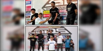 Diksy Paputungan Tim Muda Caraka,  Sukses Raih Juara II Piala Bupati Bolmong Sulawesi Drag Series