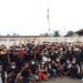 aksi sosial cakar palembang_UtusanRakyat - Utusan Rakyat Aksi Sosial Cakar Sriwijaya Bagikan 3.000 Masker Gratis untuk Pengendara Lintas Jembatan Musi IV