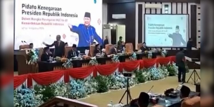 Gelar Rapat Paripurna Peringatan HUT RI ke-81, DPRD OKI Teguhkan Semangat Persatuan dan Pembangunan