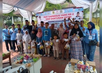 peringatan harlah ke 41_UtusanRakyat - Utusan Rakyat Peringatan Harlah Ke-41 Bupati Bogor Rudy Susmanto dan Harlah Ke-2 Gapersus Diwarnai Senam Bersama hingga Santunan Yatim