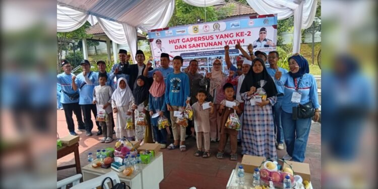 Peringatan Harlah Ke-41 Bupati Bogor Rudy Susmanto dan Harlah Ke-2 Gapersus Diwarnai Senam Bersama hingga Santunan Yatim
