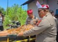 Polres Dumai Bersama Polda Riau Evakuasi Lansia Sakit Menahun dalam Kegiatan Ekspedisi Merah Putih Presisi