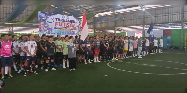 Semarak Turnamen Futsal RTMM-SPSI Sumsel: 22 Tim Perebutkan Piala Bergengsi