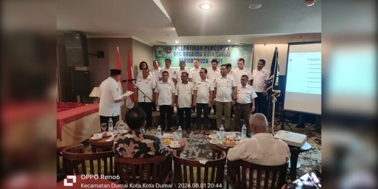 Begini Penampakan Struktur Pengurus DPC Organda Dumai 2026 – 2031