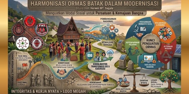 Harmonisasi Gerakan Ormas Etnis dalam Arus Modernisasi: Menguatkan Modal Sosial Masyarakat Batak untuk Persatuan dan Kemajuan Bangsa