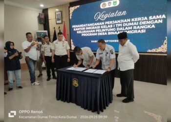 Imigrasi Dumai Gandeng Kelurahan Pelintung, Bentuk Desa Binaan