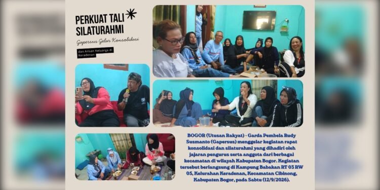 Perkuat Tali Silaturahmi, Gapersus Gelar Konsolidasi dan Arisan Keluarga di Keradenan