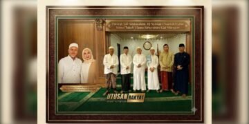 Pererat Tali Silaturahmi, Hj Nyimas Choiriah Halim Temui Tokoh Ulama Keturunan Kiai Marogan