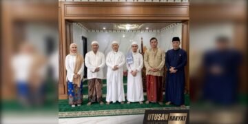 Pererat Tali Silaturahmi, Hj Nyimas Choiriah Halim Temui Tokoh Ulama Keturunan Kiai Marogan