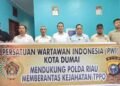 PWI Dumai Siap Bersinergi dengan Polda Riau Berantas TPPO