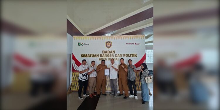 Sah!! DPD II IPK Dumai Resmi Tercatat di Kesbangpol