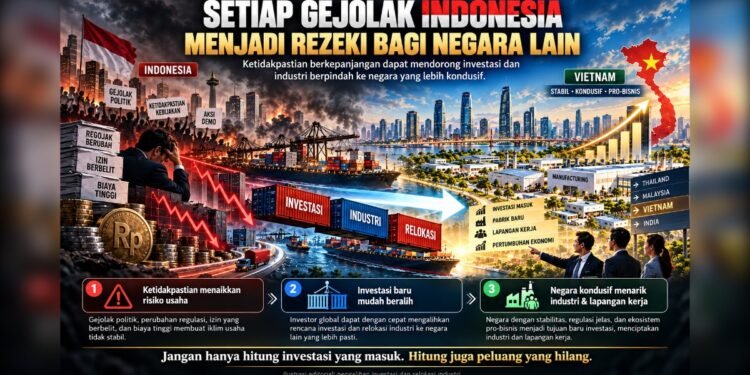 GEJOLAK INDONESIA, REZEKI BAGI NEGARA LAIN