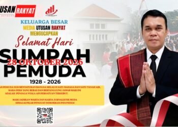 Sumpah Pemuda, Pers Digital, dan Benteng Wawasan Kebangsaan: Catatan Refleksi Pimpinan Redaksi Utusan Rakyat