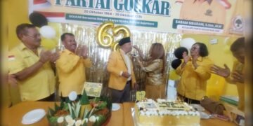 HUT ke-62 Golkar, Sabam Sibarani: Kekuatan Partai Ada di Kecamatan