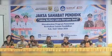 Jaksa Berguru di Dairi, Kajari Ingatkan Kepala Sekolah: Jangan Manipulasi Laporan Revitalisasi !