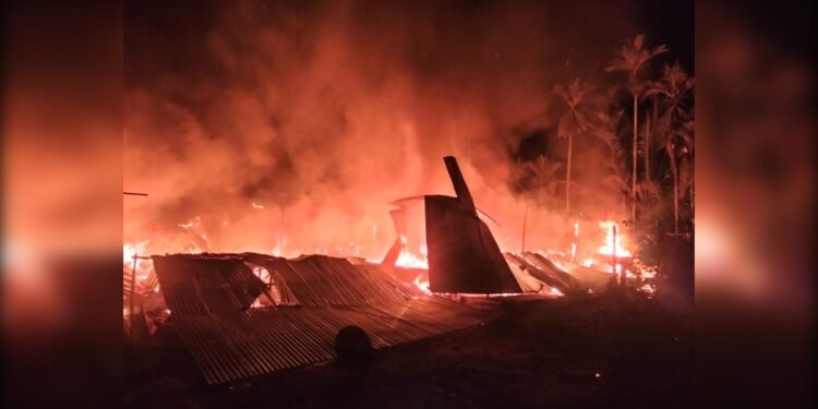 Kebakaran Permukiman di Tanah Pinem, Mobil Damkar Terkendala Akses Jalan