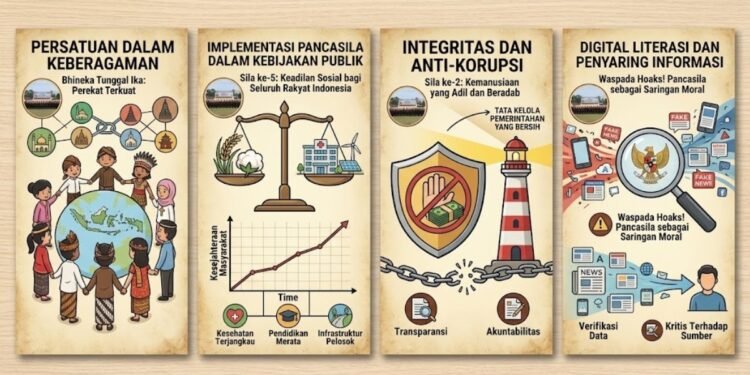 PANCASILA: Fondasi Kebangsaan, Perekat Integrasi, Dan Peran Strategis Media Dalam Mewujudkan Indonesia Maju