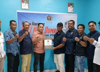 Konferkot PWI Dumai Oktober 2026, Bambang Prayetno Ambil Formulir Pendaftaran